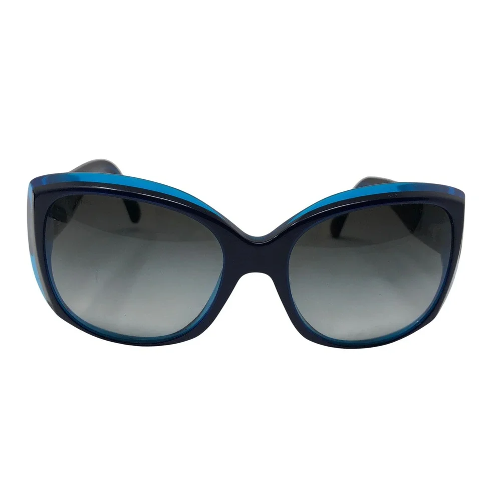 Chanel Sunglasses Womens 58mm Adult Blue Navy Square Gradient 5218 c.1218/3C CHANEL Blue Sunglasses for Women for sale | eBay main image 4
